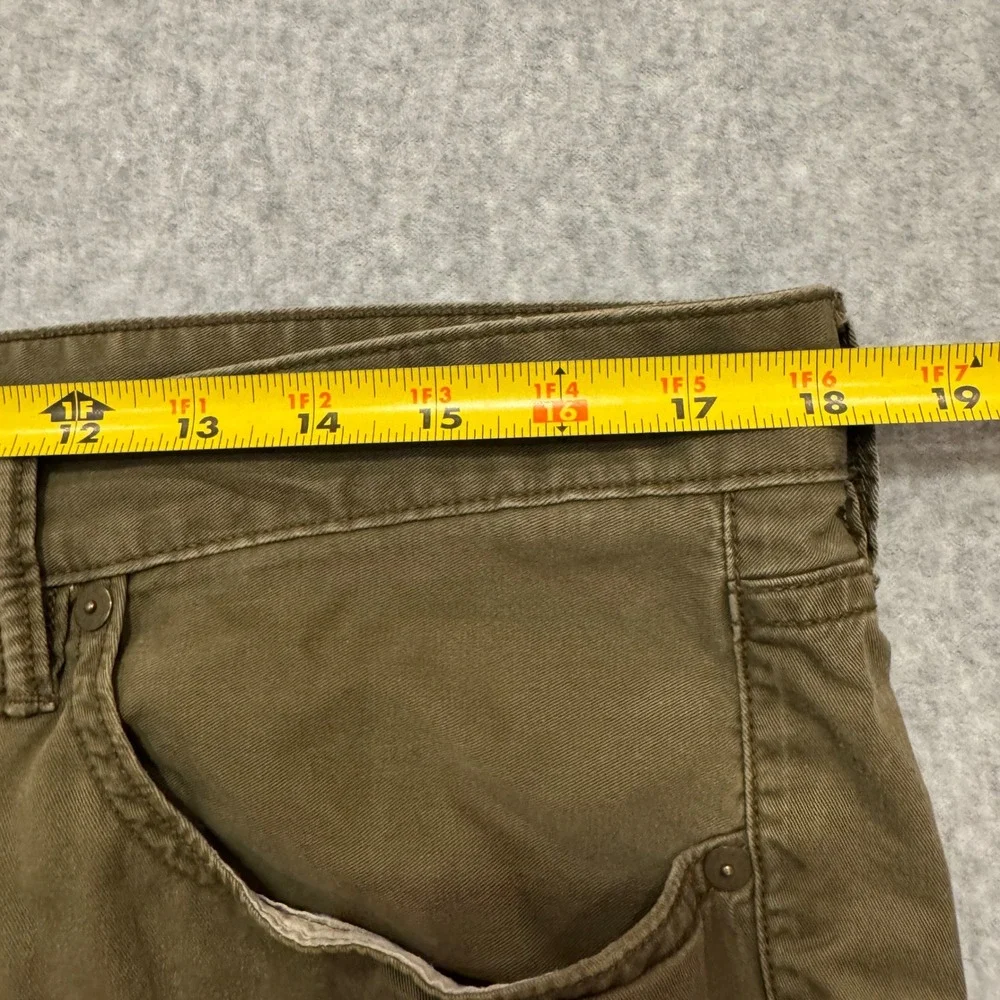 Polo Ralph Lauren Authentic Dungarees Mens 36x34 Olive Green Straight Leg Pants